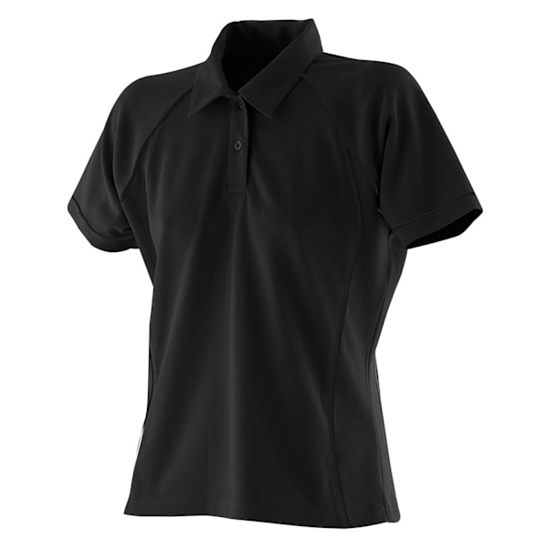 Finden & Hales Dam/Kvinnor Piped Performance Polotröja S Bla Black S