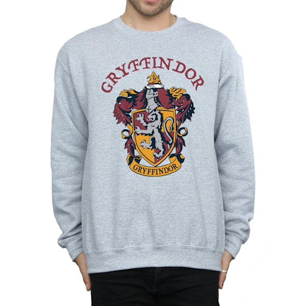 Harry Potter Herr Gryffindor Sweatshirt XXL Sports Grey Sports Grey XXL