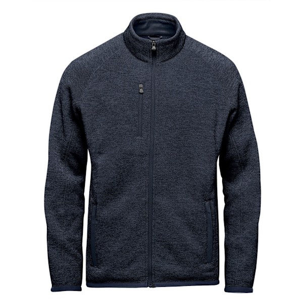 Stormtech Herr Avalante Pure Earth Full Zip Fleece Jacka S Nav Navy Heather S