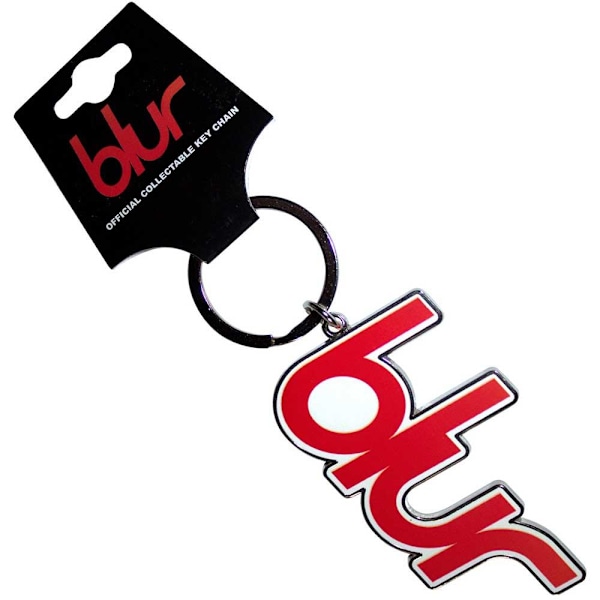 Blur Logonyckelring Storlek: One Size Röd Red One Size