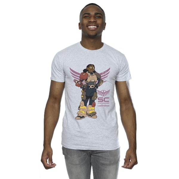 Disney Lightyear Izzy Star Command T-shirt S Sports Grey för män Sports Grey S