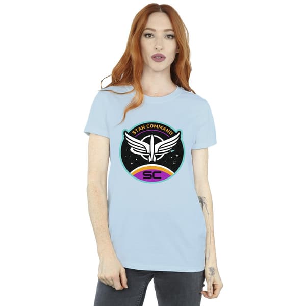 Disney Dam/Dam Lightyear Star Command Circle Bomulls Boyfr Baby Blue L