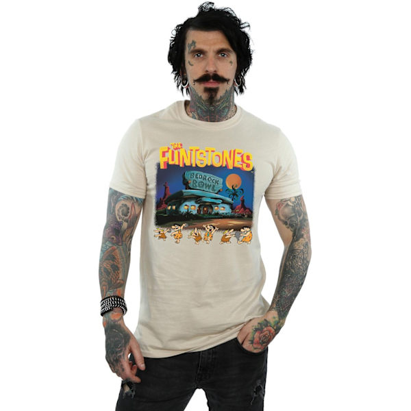 The Flintstones Mens Champions Of Bedrock Bowl T-Shirt XL Sand Sand XL