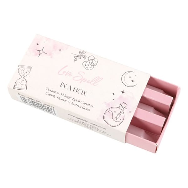 Something Different Magic Love Spell Candles (3-pack) En Si Pink One Size