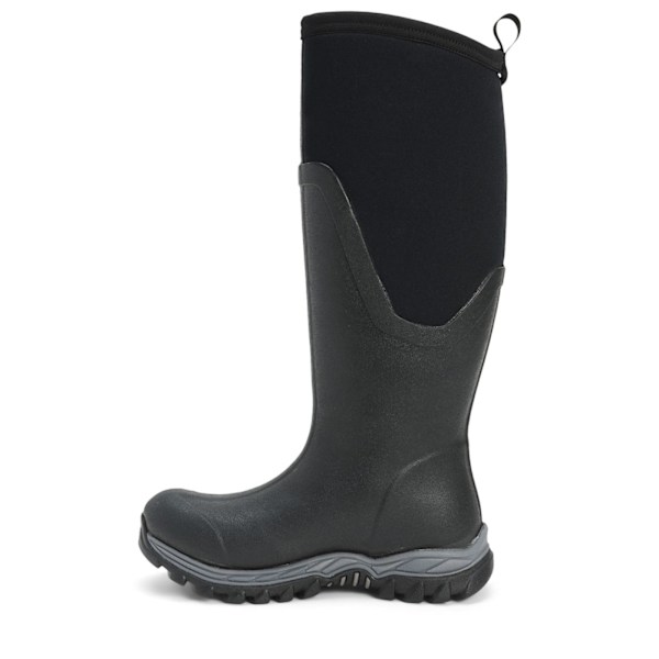 Muck Boots Dam/Dam Arctic Sport Tall Pill On Wellie Boots Black/Black 7 UK