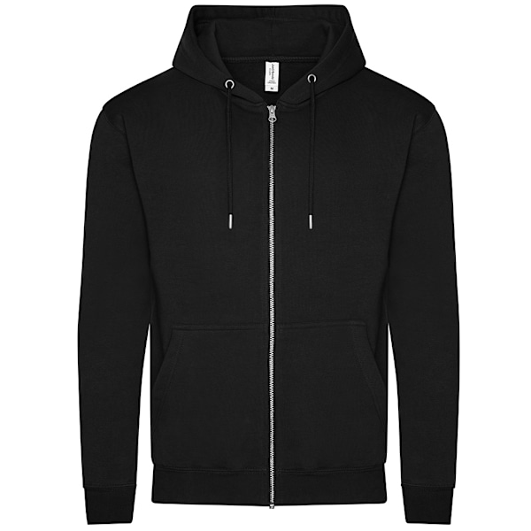 Awdis Mens Organic Full Zip Hoodie XL Deep Black Deep Black XL