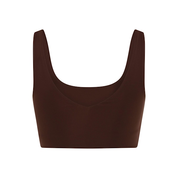 Girlfriend Collective Dam Bralette med Scoop-Halsring, Storlek L, Espresso Espresso L