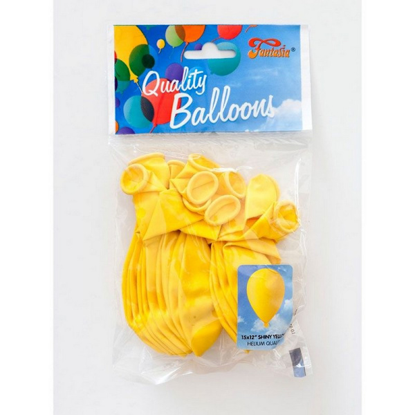 Globos Payaso Fantasia Latex Ballonger (Förpackning om 20) En Storlek Gul Yellow One Size