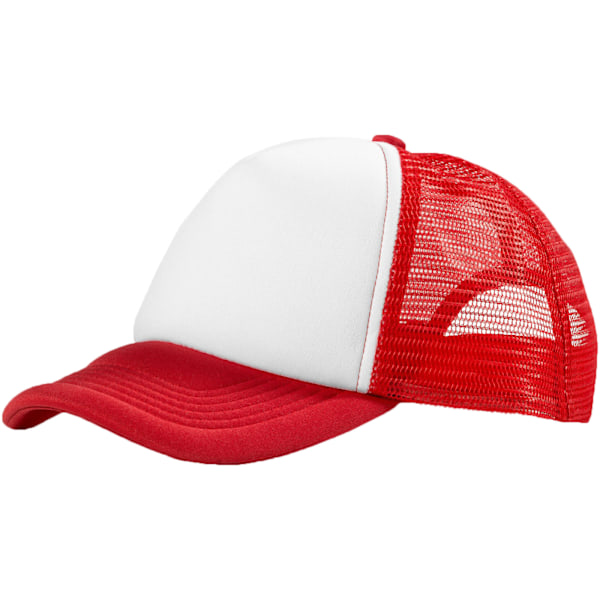 Bullet Trucker 5 Panel Cap One Size Röd/Vit Red/White One Size