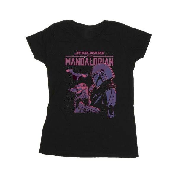 Star Wars Dam/Dam The Mandalorian Hello Friend Cotton TS Black XXL