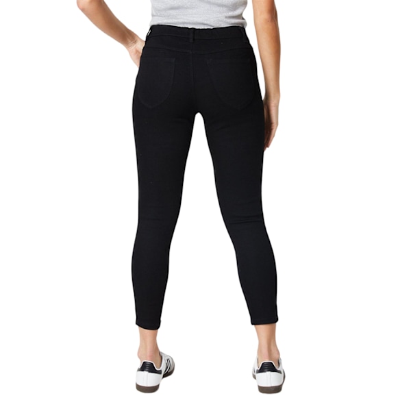 Dorothy Perkins Petite Skinny Ankle Grazer Jegging för dam/kvinnor Black 6 UK