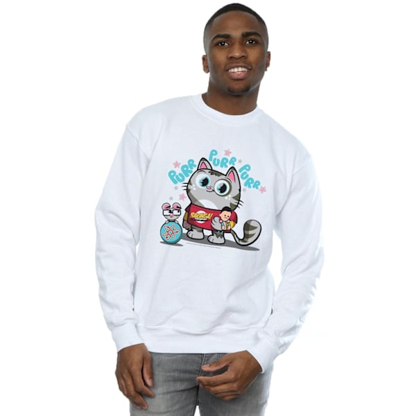 The Big Bang Theory Herr Bazinga Kitty Sweatshirt 4XL Vit White 4XL