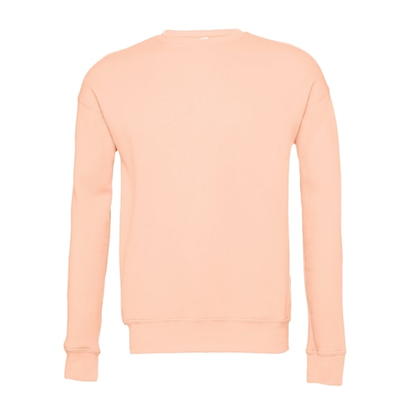 Bella + Canvas Unisex Drop Shoulder Sweatshirt M Peach Peach M