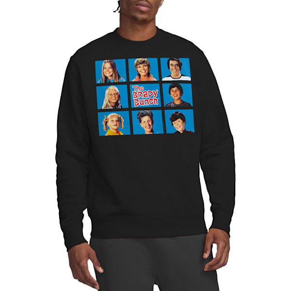 The Brady Bunch Unisex Vuxen Inramad Sweatshirt M Svart Black M