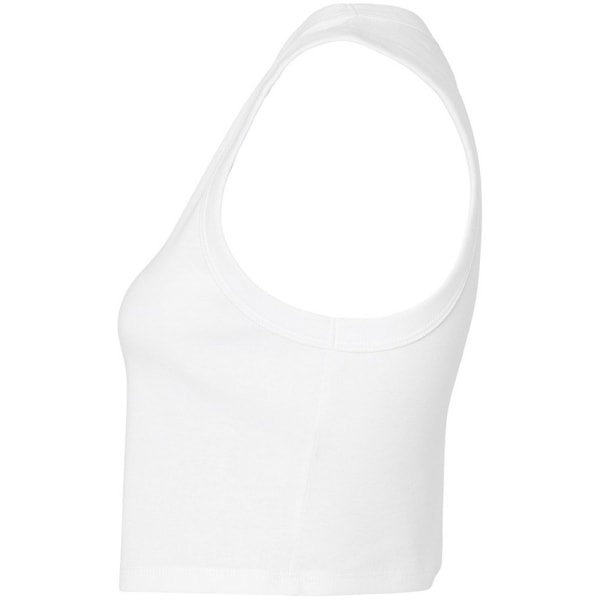 Bella + Canvas Dam/Dam Muscles Micro-Rib Tank Top XXL Sol Solid White XXL