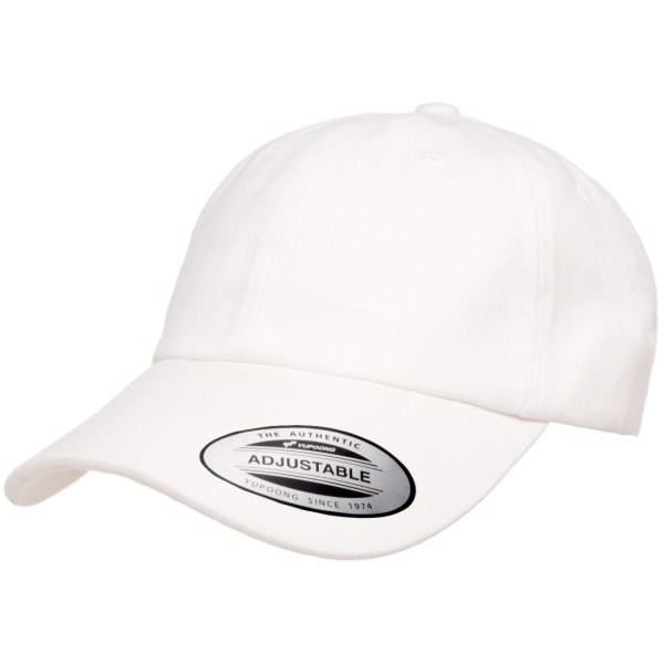 Flexfit By Yupoong Peached Cotton Twill Dad Cap One Size Vit White One Size