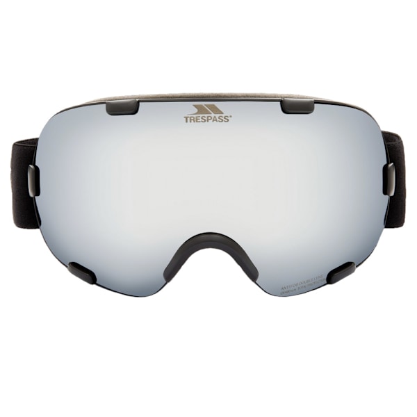 Trespass Bond Mirrored Dubbla Lins Skidglasögon En Storlek Matt Svart Matt Black Frame One Size