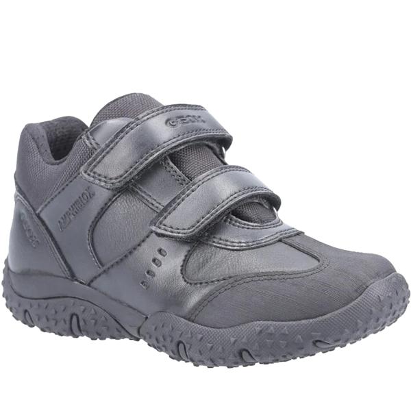 Geox Pojkar Baltic ABX Kardborre Träningsskor 5 UK Svart Black 5 UK