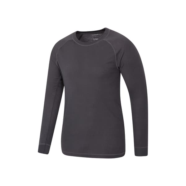 Mountain Warehouse Talus Baslager Tröja för Män (2-pack) M Grå Charcoal M