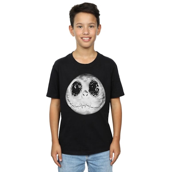 Disney Boys Nightmare Before Christmas Jack Moon Face T-Shirt 3 Black 3-4 Years