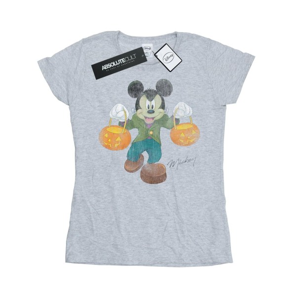 Disney Womens/Ladies Frankenstein Mickey Mouse Bomull T-shirt X Sports Grey XXL