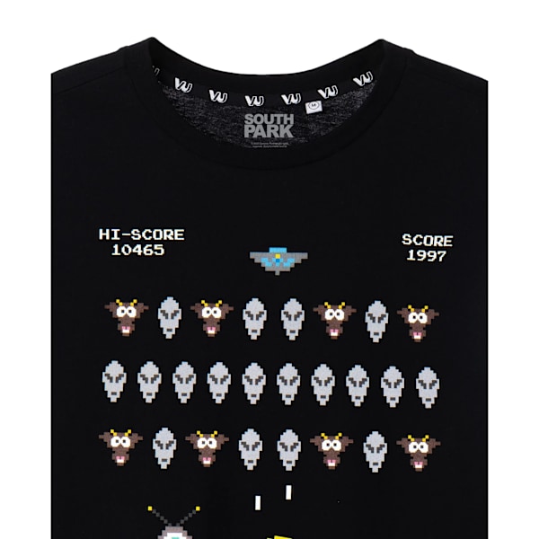 South Park herr Alien Invaders T-shirt 3XL svart Black 3XL