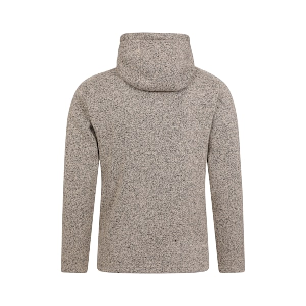 Mountain Warehouse Mens Nevis Fleece Full Zip Hoodie M Beige Beige M