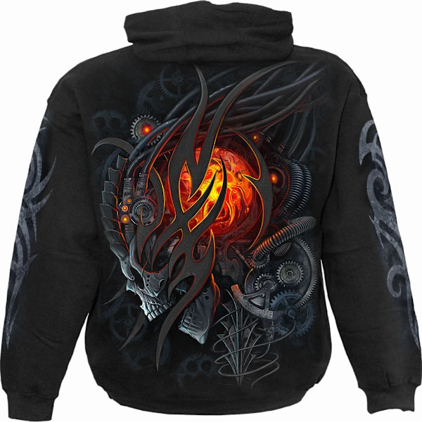 Spiral Direct Dam/Kvinnor Steampunk Skull Hoodie M Svart Black M