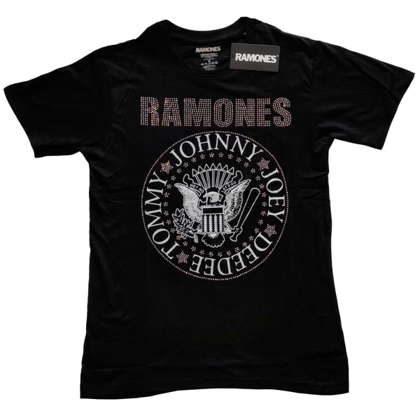 Ramones T-shirt för barn/barn med presidentsigill 11 Black 11-12 Years