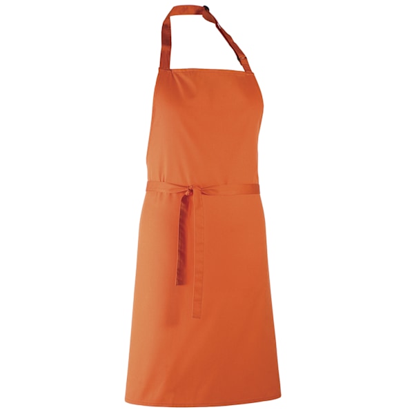 Premier Colours Haklappsförkläde / Arbetskläder En Storlek Orange Orange One Size
