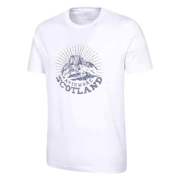 Mountain Warehouse Herr Circle Mountain T-shirt M Vit White M