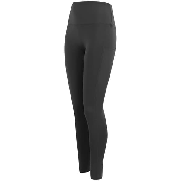 Tombo Core-leggings med hög midja för dam L-XL Mörkgrå Charcoal L-XL