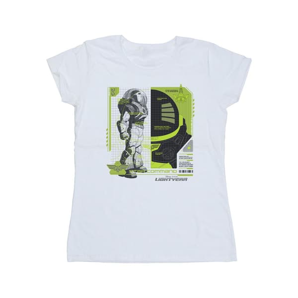 Disney Dam/Dam Lightyear Buzz Tech Panel T-shirt i bomull X White XL