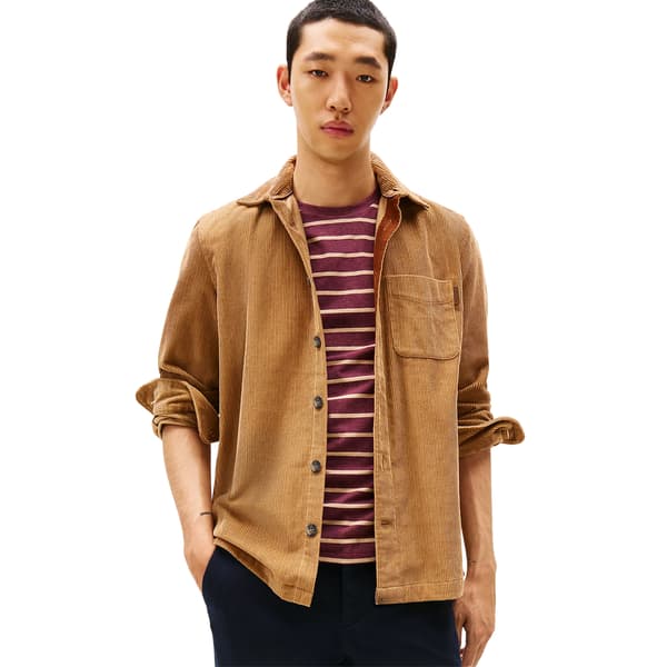 Tommy Hilfiger Herr Corduroy Overshirt M Hickory Hickory M