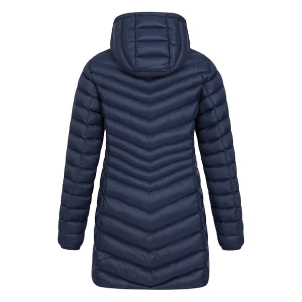 Mountain Warehouse Dam/Dam Florence Lång Vadderad Jacka 6 Navy 6 UK