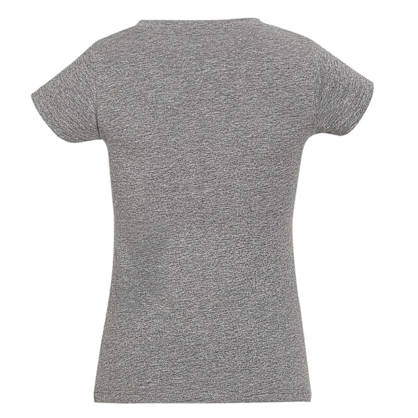 SOLs Dam/Kvinnor Moon V-ringad Kortärmad T-shirt S Gråmelerad Grey Marl S