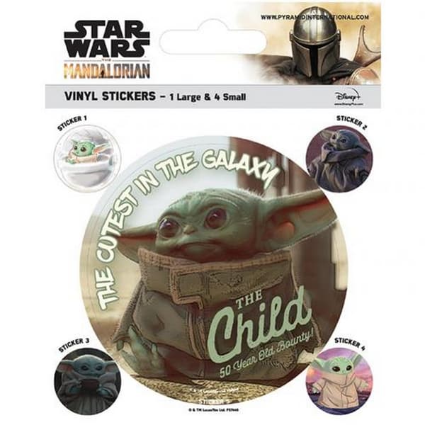 Star Wars The Mandalorian Stickers Set One Size Multicoloured Multicoloured One Size