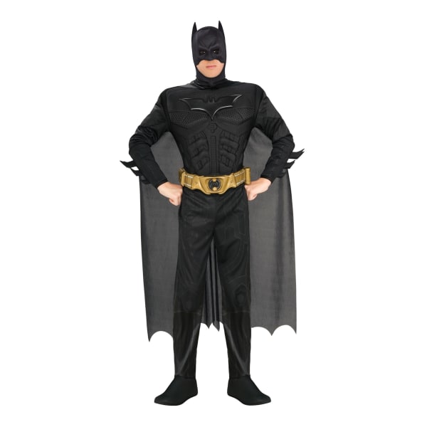 Batman Herr Deluxe Costume XL Svart Black XL