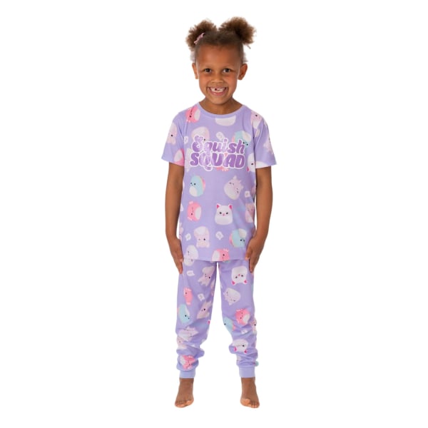 Squishmallows Barn/Barn Pyjamas Set 11-12 år Lila Purple 11-12 Years