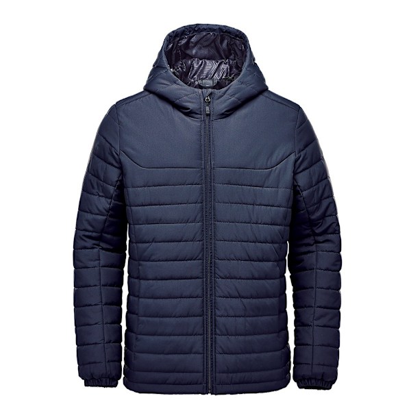 Stormtech Herr Nautilus Quilted Hooded Jacket XXL Marinblå Navy XXL