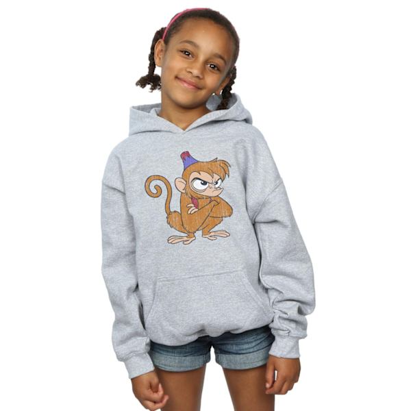 Disney Girls Aladdin Classic Angry Abu Hoodie 5-6 år Sport Sports Grey 5-6 Years