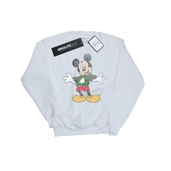 Disney Dam/Dam Mickey Mouse Jultröja Sweatshirt X White XXL