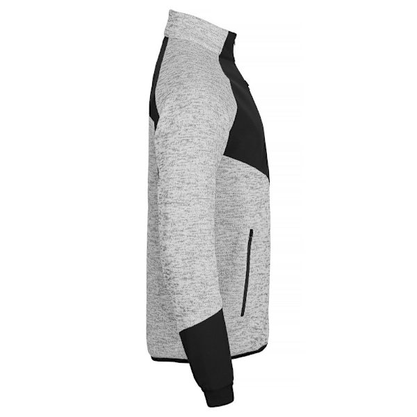 Clique Herr Haines Fleece Jacka XL Ash/Svart Ash/Black XL