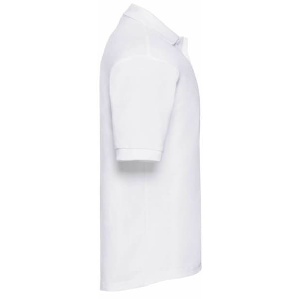Russell Herr Classic Kortärmad Polycotton Pikétröja L Vit White L