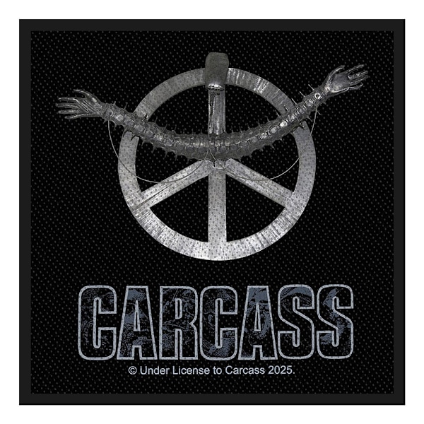 Carcass Heartwork Vävd Patch One Size Svart Black One Size