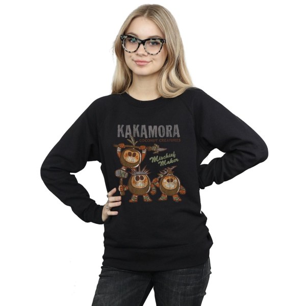 Disney Dam/Kvinnor Moana Kakamora Mischief Maker Sweatshirt L Black L