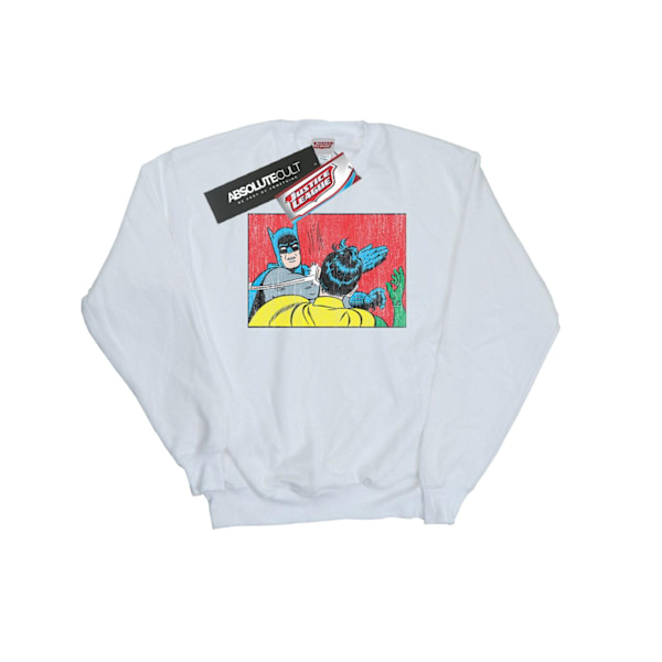 DC Comics Dam/Kvinnor Batman Robin Slap Sweatshirt L Vit White L