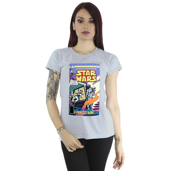 Star Wars Unisex Vuxen A Princess Alone Comic Cover T-Shirt XXL Grey XXL