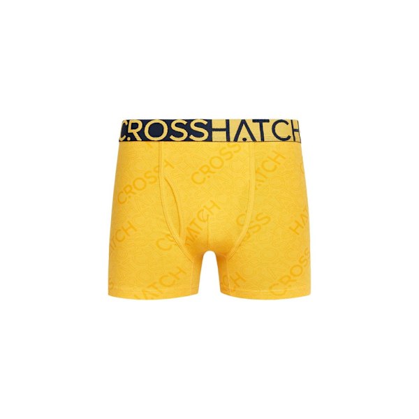 Crosshatch Mens Typan Boxer Shorts (3-pack) S Gul Yellow S