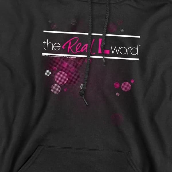 The Real L Word Herr Flashy Logo Hoodie XL Svart Black XL